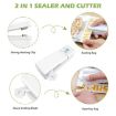 Picture of USB Charging Mini Magnetic Sealing Machine Portable Sealing Clip Food Moisture-proof Sealer (Gray)