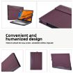 Picture of For Samsung Galaxy Book 4 Pro 360 16 Inch Leather Laptop Anti-Fall Protective Case (Wine Red)