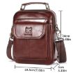 Picture of BULL CAPTAIN 049 Large-capacity First-layer Cowhide Retro Single-shoulder Crossbody Bag (Coffee)