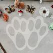Picture of Acrylic Easter Bunny Footprint Template, Style:Dual Footprint