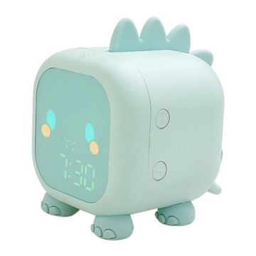 Picture of Dinosaur Kids Alarm Clock Electronic Clock Multifunctional Chime Small Alarm Clock (Green)