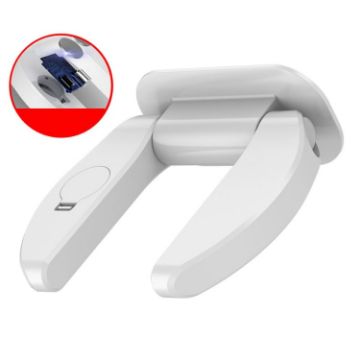 Picture of Living Alone Anti Burglary Door Stopper No Hole Child Safety Lock With Alarm (White)