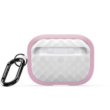 Picture of For AirPods Pro 2 DUX DUCIS PECC Series Earbuds Box Protective Case (Pink White)