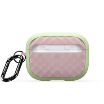 Picture of For AirPods Pro 2 DUX DUCIS PECC Series Earbuds Box Protective Case (Green Pink)