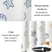 Sea World Polyester Shower Curtain 100x200cm Waterproof with Hooks - 4