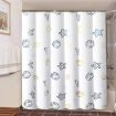 Sea World Polyester Shower Curtain 100x200cm Waterproof with Hooks - 8