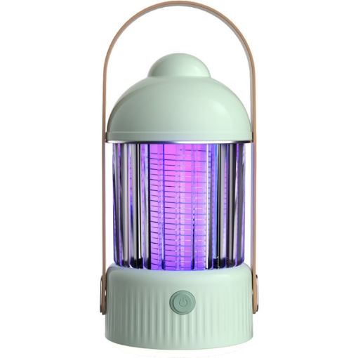 Electric Shock Mosquito Killer Lamp 2000 mAh Green - 1