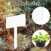 Picture of 24pcs/Box Acrylic Plant Label Nameplate Potted Plant Sign Holder