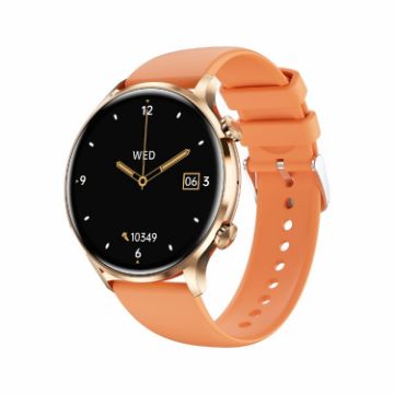 Picture of QS40 1.39 inch BT5.2 Smart Sport Watch, Support Bluetooth Call/Sleep/Blood Oxygen/Temperature/Heart Rate/Blood Pressure Health Monitor (Orange)