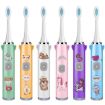 Cartoon Children Electric Toothbrush, Pink, 6 Heads - USB Charging - 2