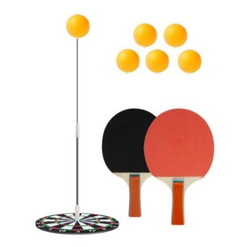 Picture of Table Tennis Training Equipment Household Childrens Sparring Coaching Base With Wood Bats, Specs: 6 Balls+1 Pole