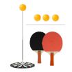 Picture of Table Tennis Training Equipment Household Childrens Sparring Coaching Base With Wood Bats, Specs: 4 Balls+2 Poles