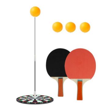 Picture of Table Tennis Training Equipment Household Childrens Sparring Coaching Base With Wood Bats, Specs: 4 Balls+1 Pole
