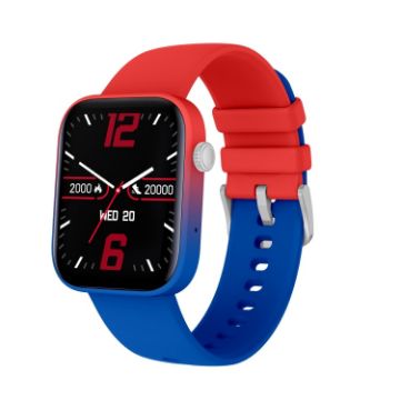 Picture of P43 1.8 inch TFT Screen Bluetooth Smart Watch, Support Heart Rate Monitoring & 100+ Sports Modes (Red Blue)