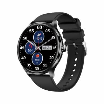 Picture of QS80 1.39 inch BT5.2 Smart Sport Watch, Support Bluetooth Call/Sleep/Blood Oxygen/Temperature/Heart Rate/Blood Pressure Health Monitor (Black)