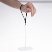 Picture of Portable T-shaped Acrylic Wrist Yarn Holder, Style: Large (White)