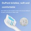 Picture of USB Charging Fully Automatic Ultrasonic Cartoon Children Electric Toothbrush, Color: White with 8 Heads