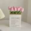 10 In 1 Tulip Bouquet Home Decoration - Pink - 1
