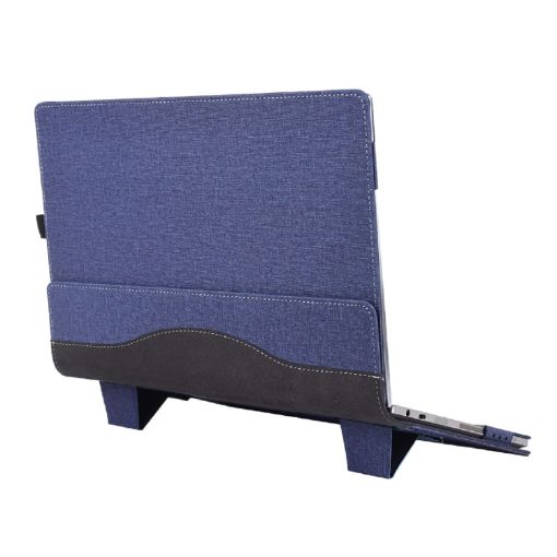 Samsung Galaxy Book 3 360 13.3" Leather Laptop Case - Dark Blue - 1