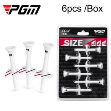 Picture of 6pcs/Box PGM QT021 Golf Tee Holder Aimable Direction Multi-Purpose Golf Tees Tack