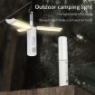 Foldable Handheld Lamp Portable Triple Leaf Hook Outdoor Flashlight - 3