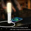 Foldable Handheld Lamp Portable Triple Leaf Hook Outdoor Flashlight - 6