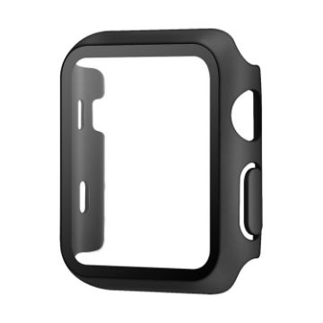 Picture of For Apple Watch Series 6/5/4/SE 40mm Painting PC Hybrid Tempered Film Integrated Watch Case (Black)