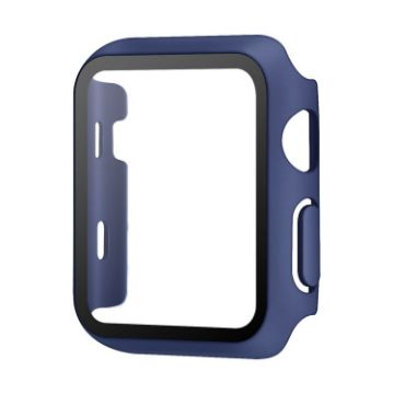 Picture of For Apple Watch Series 6/5/4/SE 40mm Painting PC Hybrid Tempered Film Integrated Watch Case (Midnight Blue)