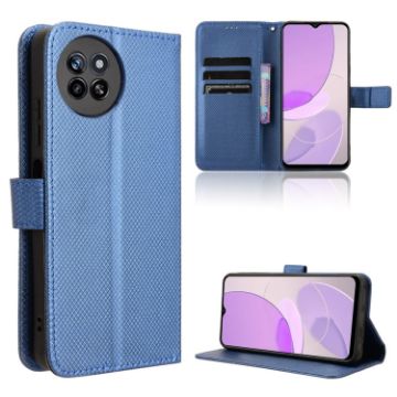 Itel S23 S665L Blue Leather Phone Case - 1