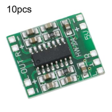 Picture of 10pcs PAM8403 Mini 5V Digital Amplifier Board USB Power Supply Good Sound Effect, Specification: Module