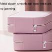 Picture of Multifunctional LED Light Cosmetic Mirror Cosmetic Bag Jewelry and Cosmetics Storage Box (Pink)