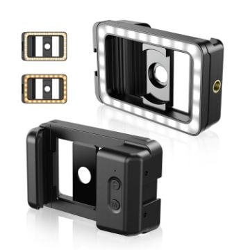 Picture of APEXEL Multifunctional Fill Light Phone Clip With 1/4 Inch & M17 M37 Thread Tnterface APL-FL.23
