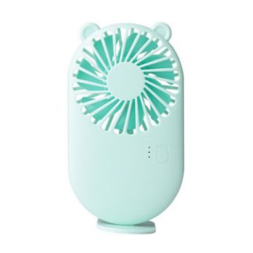Picture of Portable Mini USB Charging Pocket Fan with 3 Speed Control (Green)