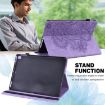 Peacock Embossed Leather Case for Kindle Paperwhite 5 - Purple - 4