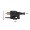 Picture of 8mm Outboard External Oil Pipe Male Connector 6G1-24305-05 (Black)
