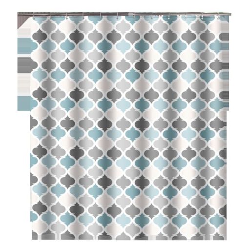 180x180cm Waterproof Shower Curtain Polyester Bathroom Fabric - 1
