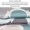 180x180cm Waterproof Shower Curtain Polyester Bathroom Fabric - 3