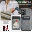 Samsung Galaxy A52 Leather Card Holder Phone Case - Grey - 3