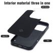 LC.IMEEKE Carbon Fiber Phone Case for iPhone 7/8/SE - Black - 5