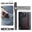LC.IMEEKE Carbon Fiber Phone Case for iPhone 7/8/SE - Black - 7