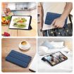 Samsung Galaxy Tab A9 DUX DUCIS Domo Series Blue Leather Case - 6