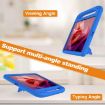 Lenovo Tab P12 12.7 Handle Portable EVA Shockproof Tablet Case - Blue - 4