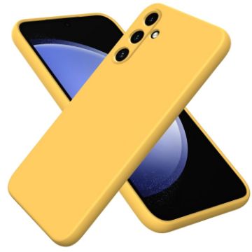 Samsung Galaxy A15 Liquid Silicone Phone Case - Yellow - 1
