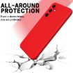 Samsung Galaxy A55 5G Red Liquid Silicone Phone Case - 2
