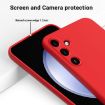 Samsung Galaxy A55 5G Red Liquid Silicone Phone Case - 4