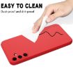 Samsung Galaxy A55 5G Red Liquid Silicone Phone Case - 5