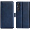 Picture of For Samsung Galaxy A55 Dual-side Magnetic Buckle Horizontal Flip Leather Phone Case (Dark Blue)
