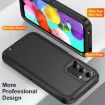 Samsung Galaxy A15 5G Waterproof Rugged Phone Case - Black - 3