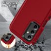 Samsung Galaxy A15 5G Waterproof Rugged Phone Case - Red + Black - 6