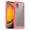 Samsung Galaxy XCover 7 Colorful Series Acrylic Hybrid TPU Phone Case - Red - 1